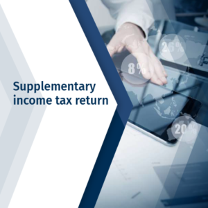 Supplementary income tax return