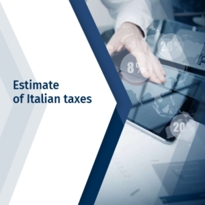 Estimate of Italian taxes