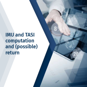 IMU and TASI computation and (possible) return